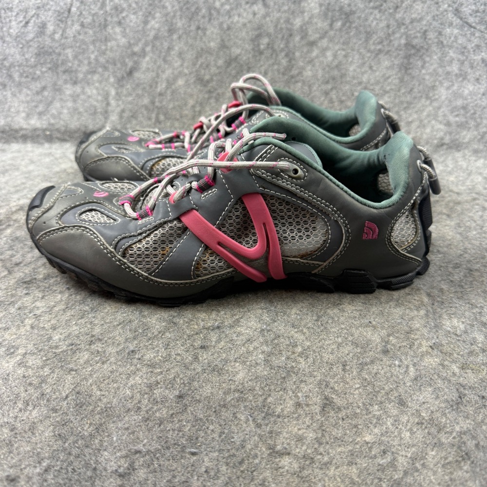 The North Face AX4L Womens 9 Grey Pink Trail Running Hiking Shoes HydroTrak - Picture 3 of 9